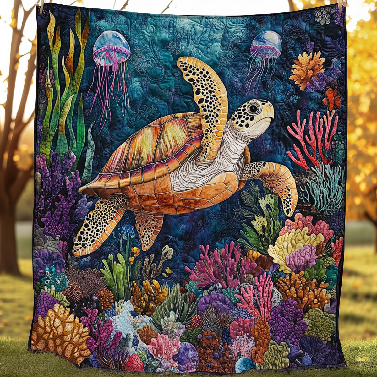 Sea Turtle WO0308006CL Quilt