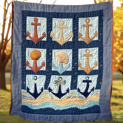 Seaside Anchors XR0108020CL Quilt