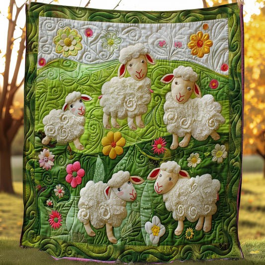 Sheeps On The Meadow WO2707011CL Quilt