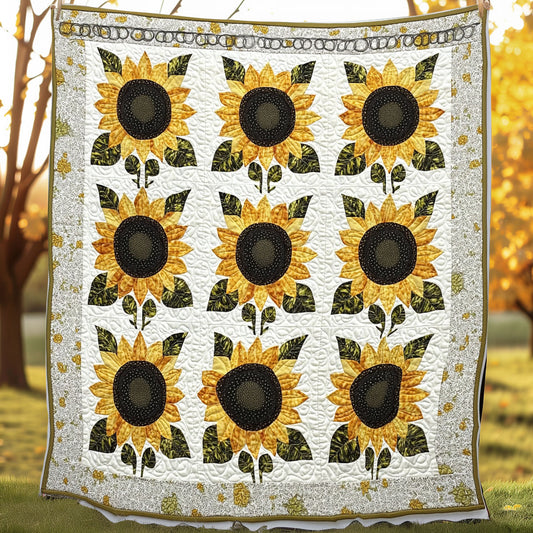 Sunflower Lovers XR0608016CL Quilt