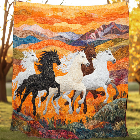 Sunset Horse XR0808015CL Quilt