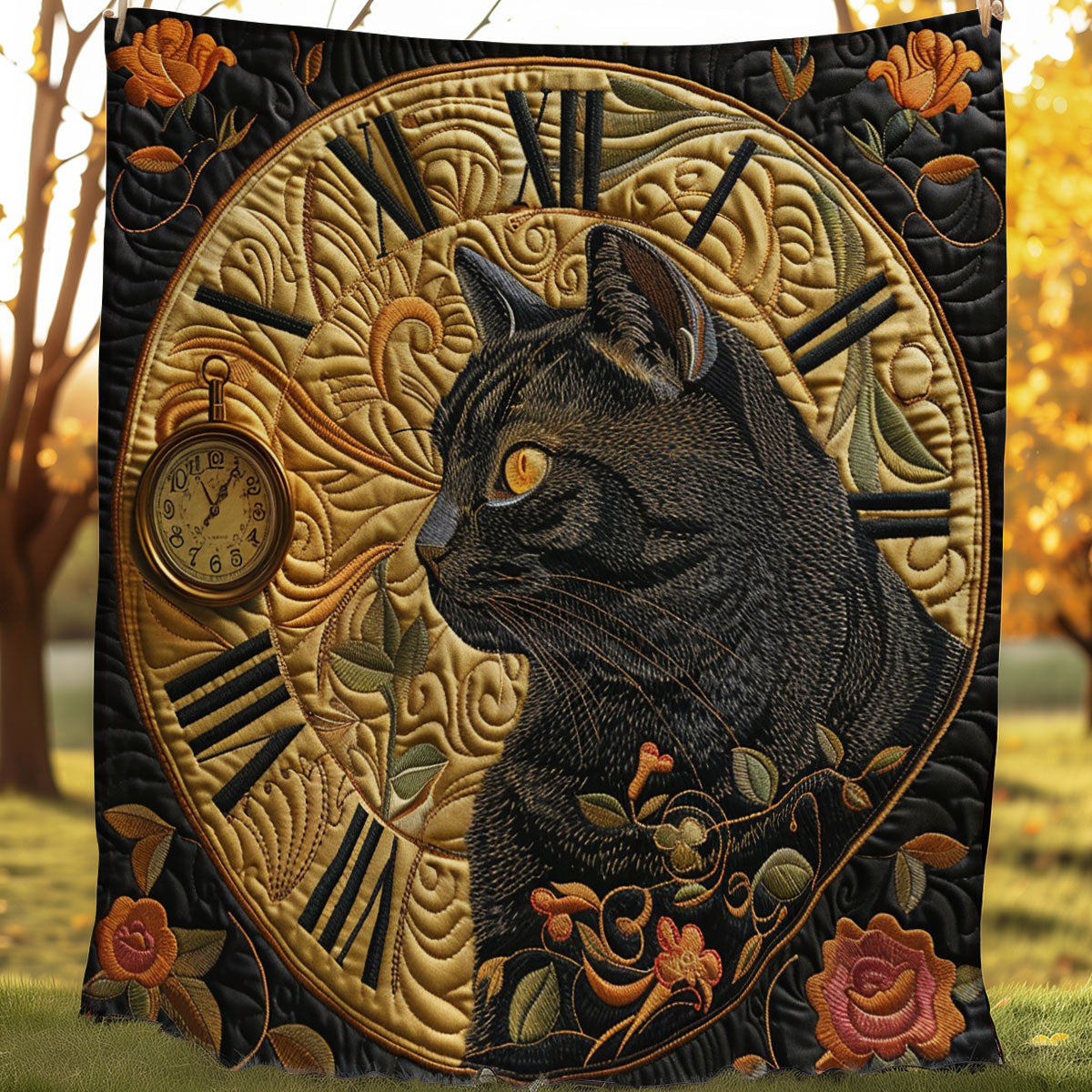 The Clock Strikes The Hour WO1008040CL Quilt