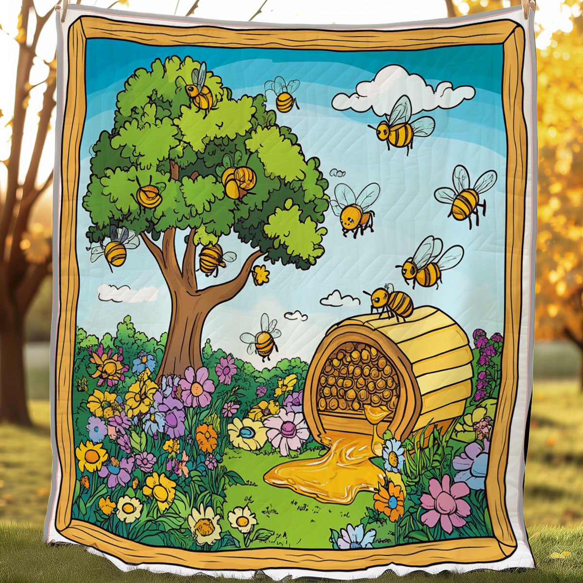 The Sweet Life Of Bees WO0308020CL Quilt