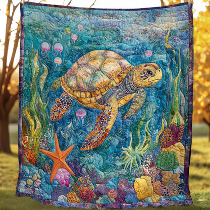 Turtle And Sea WO0508014CL Quilt