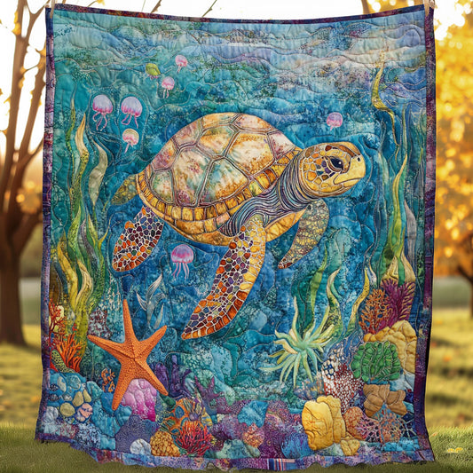 Turtle And Sea WO0508014CL Quilt