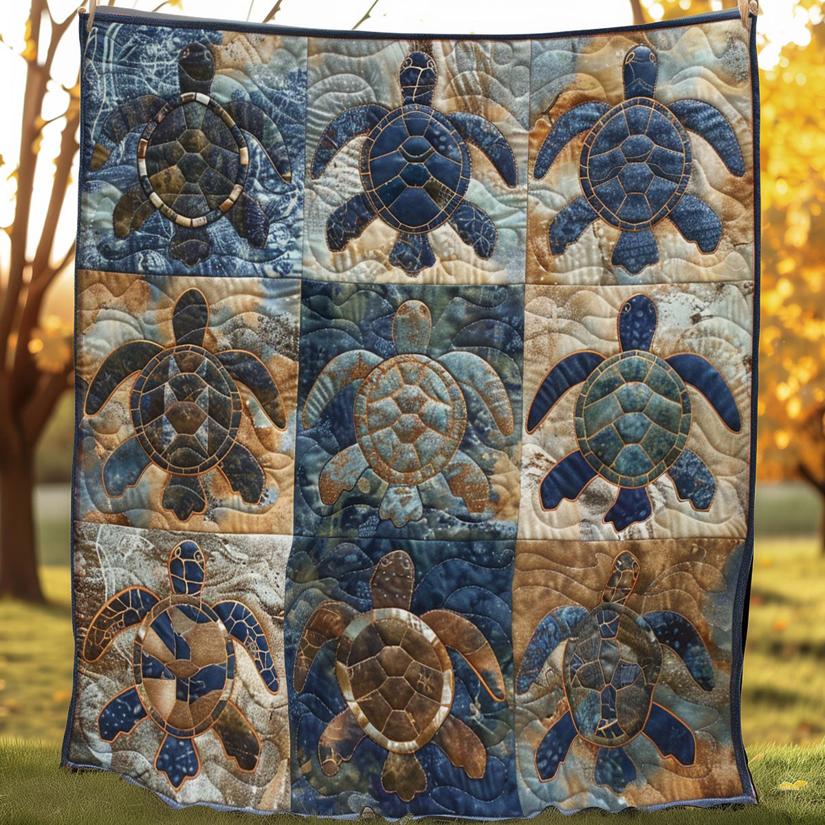 Turtle Tide WO0808018CL Quilt