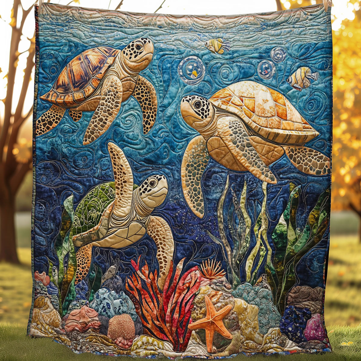 Turtle WO0108017CL Quilt