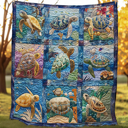 Turtles Ocean WO1008028CL Quilt