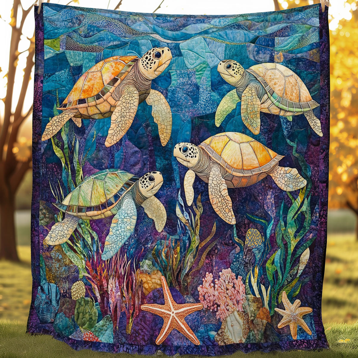 Turtles WO0108018CL Quilt