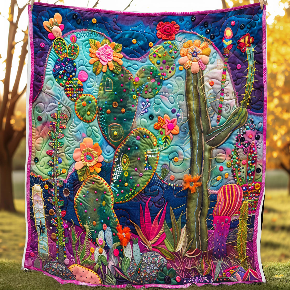 Twilight Sparkle Cacti XR3107024CL Quilt