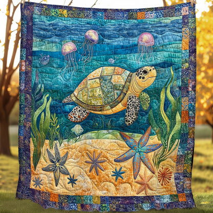 Under The Sea With Turtle WO0508012CL Quilt