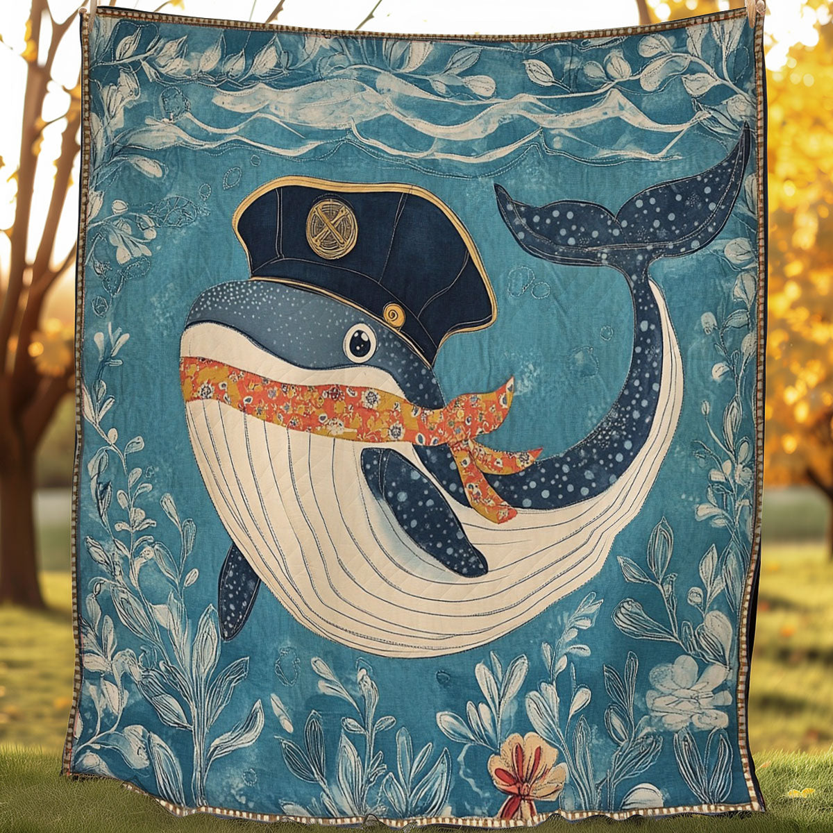 Whale And Ocean WO0608022CL Quilt