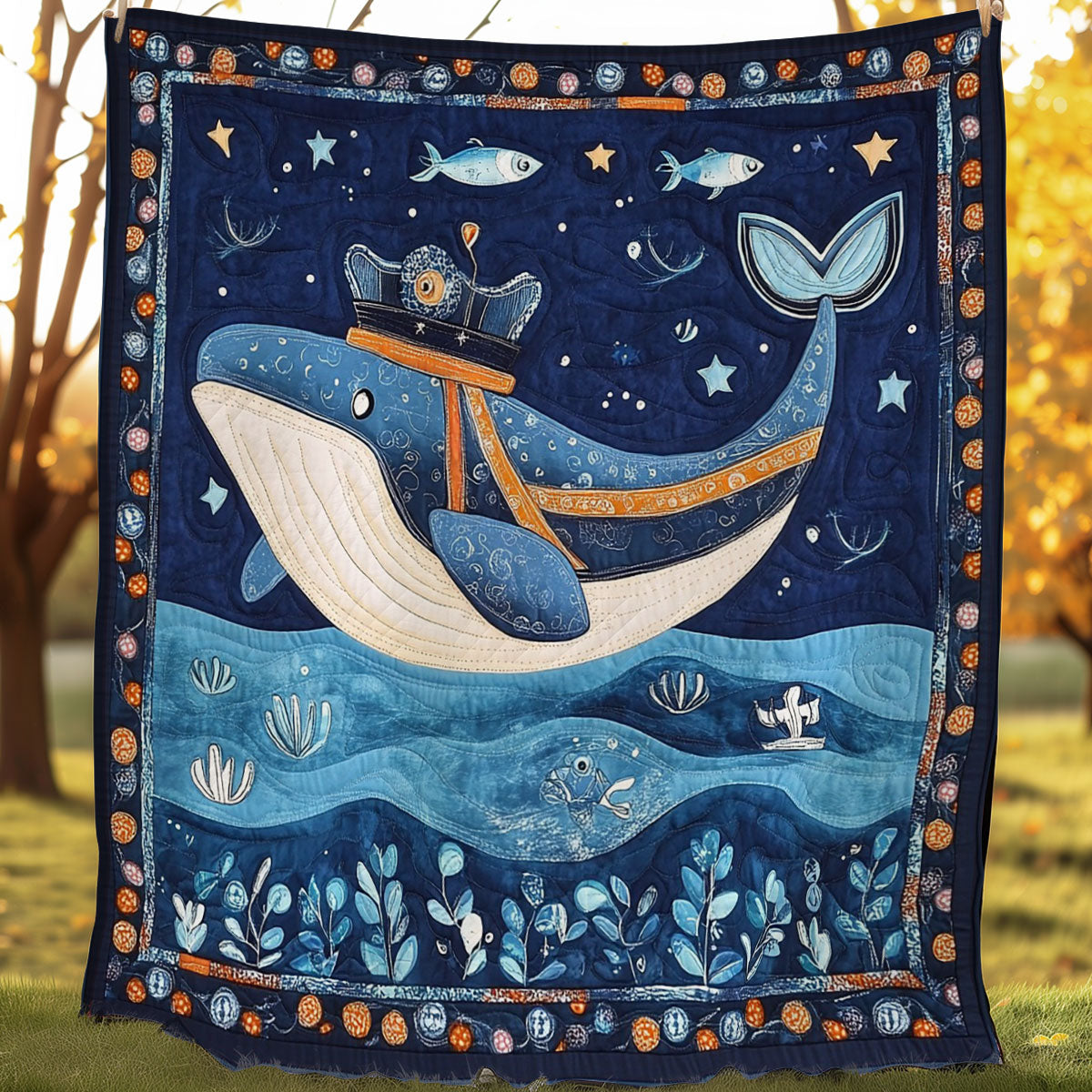 Whale WO0608021CL Quilt