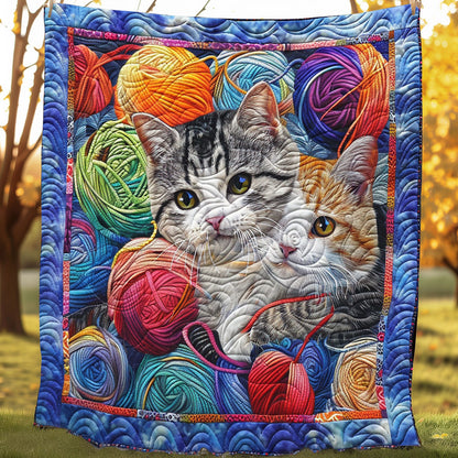 Whimsical Kitten Play XR3007026CL Quilt