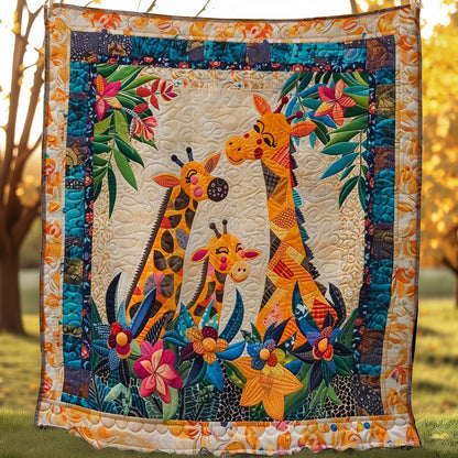 Giraffe Family WN2507018CL Quilt