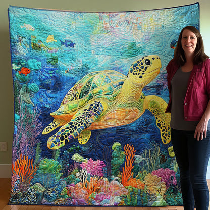 Adventures Of The Sea Turtle WO0308037CL Quilt