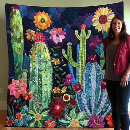 Cactus And Flower WO3007021CL Quilt