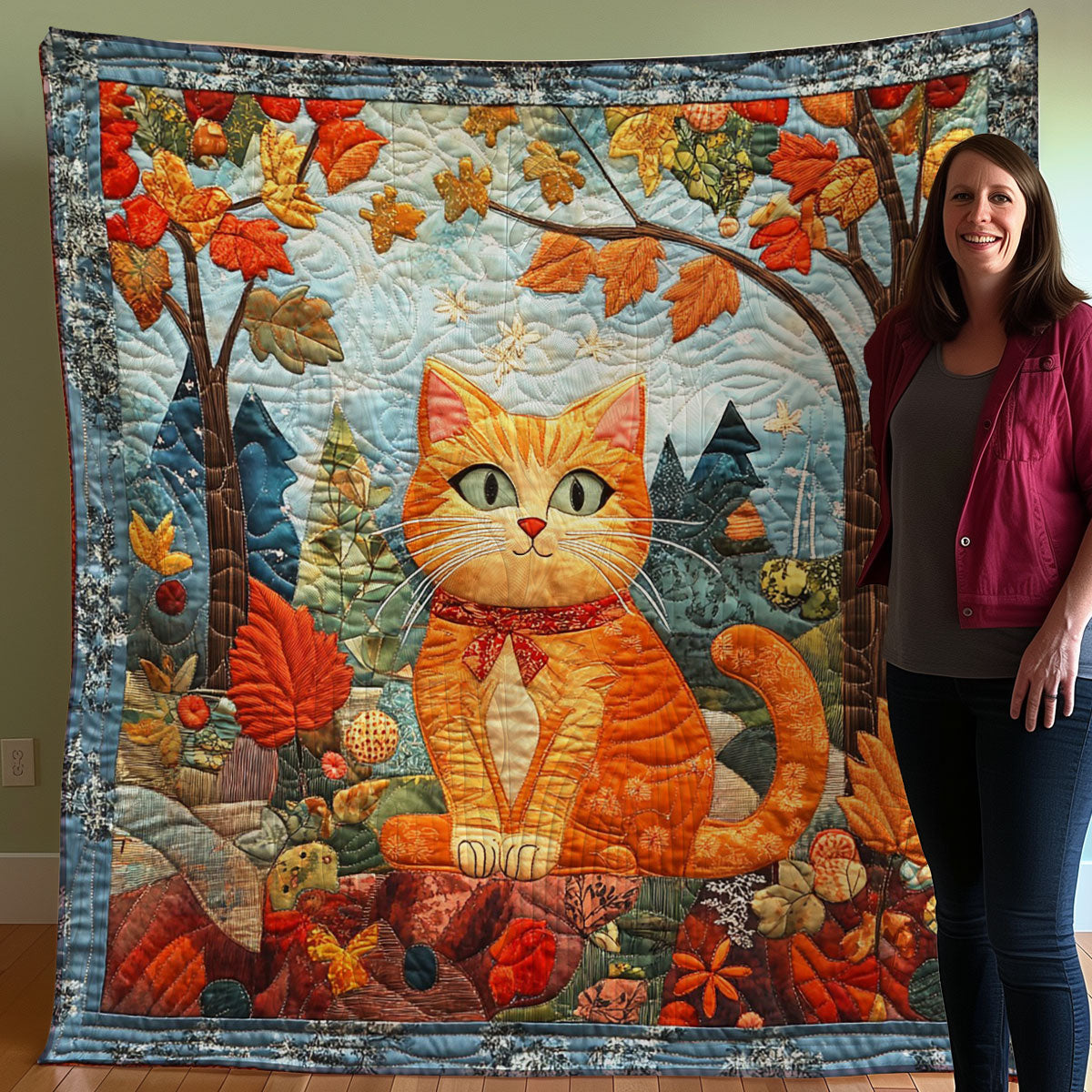 Cat WO0208013CL Quilt