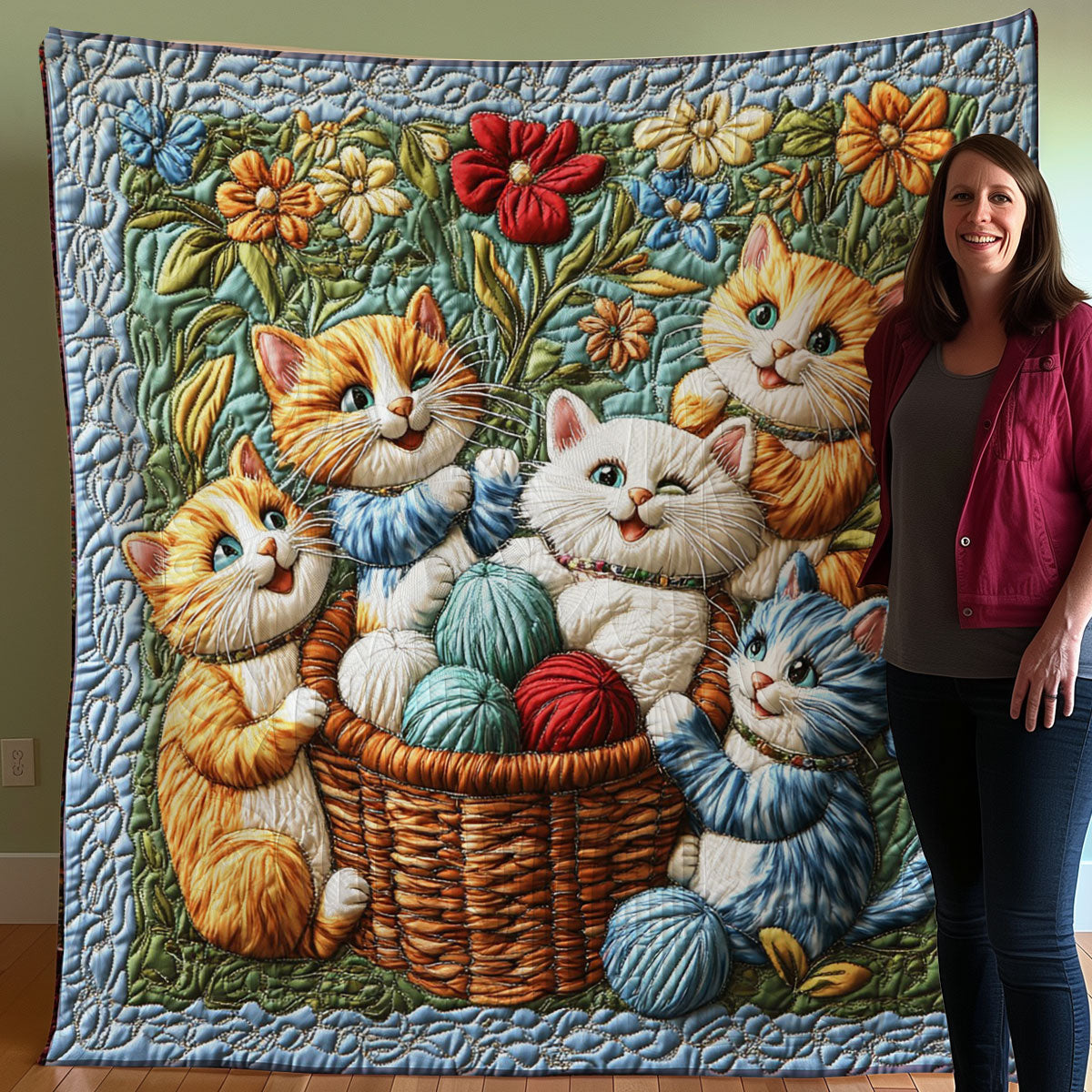 Cats WO0708003CL Quilt