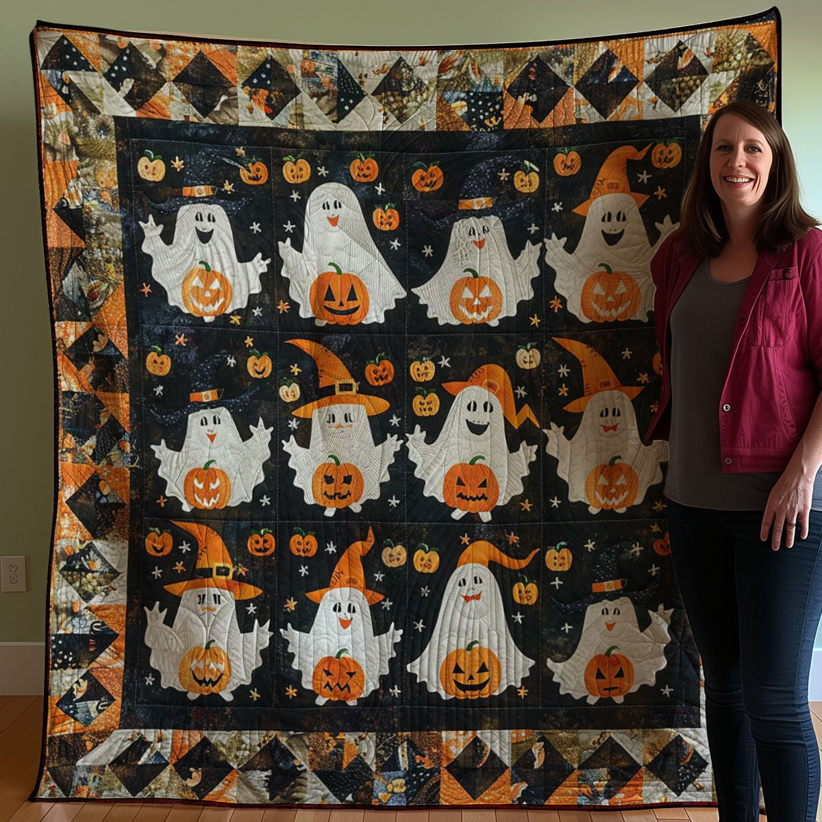 Charming Halloween WN2507008CL Quilt