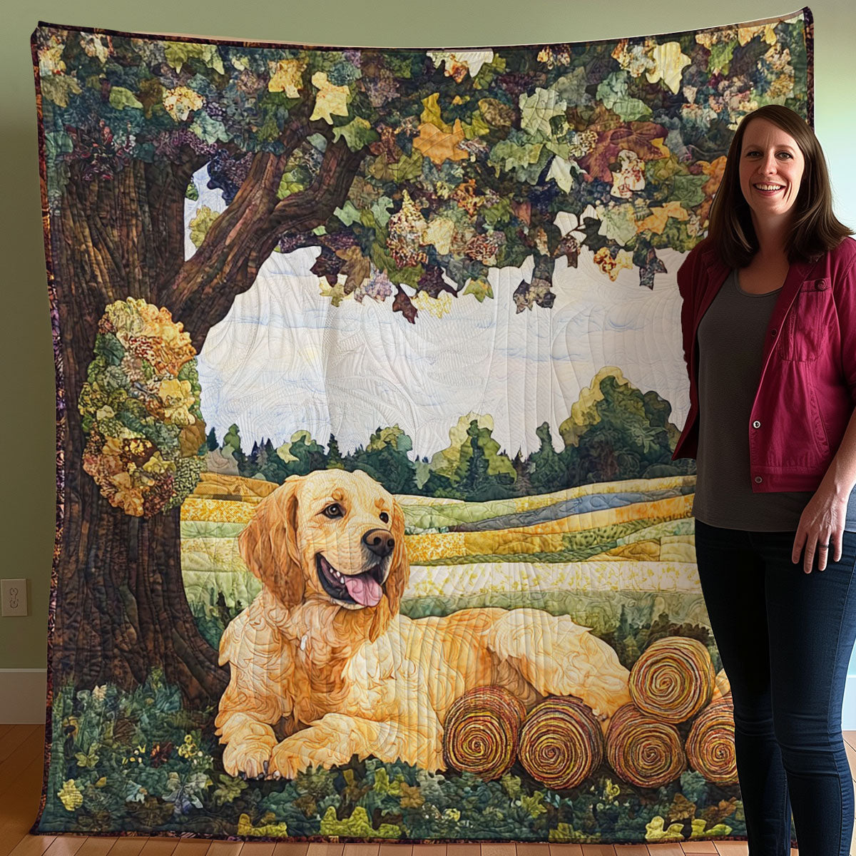 Golden Retriever WO0508007CL Quilt