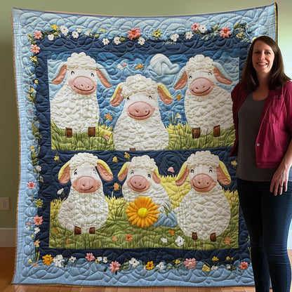 Happy Sheep WO0208037CL Quilt