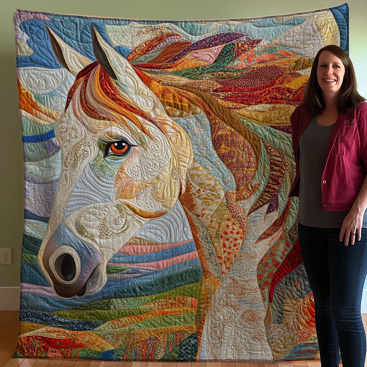 Horse WO0108013CL Quilt