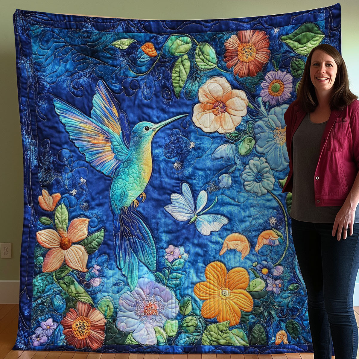 Hummingbird WO0108032CL Quilt