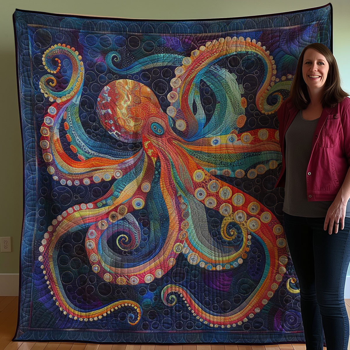 Ocean Octopus WN2507031CL Quilt