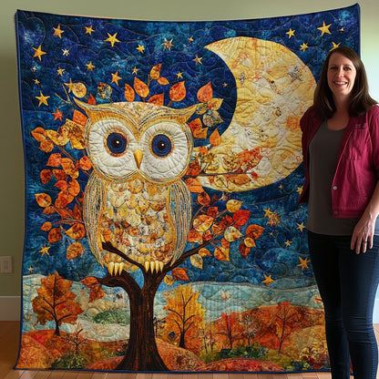 Owl And Moonlight WO0208043CL Quilt