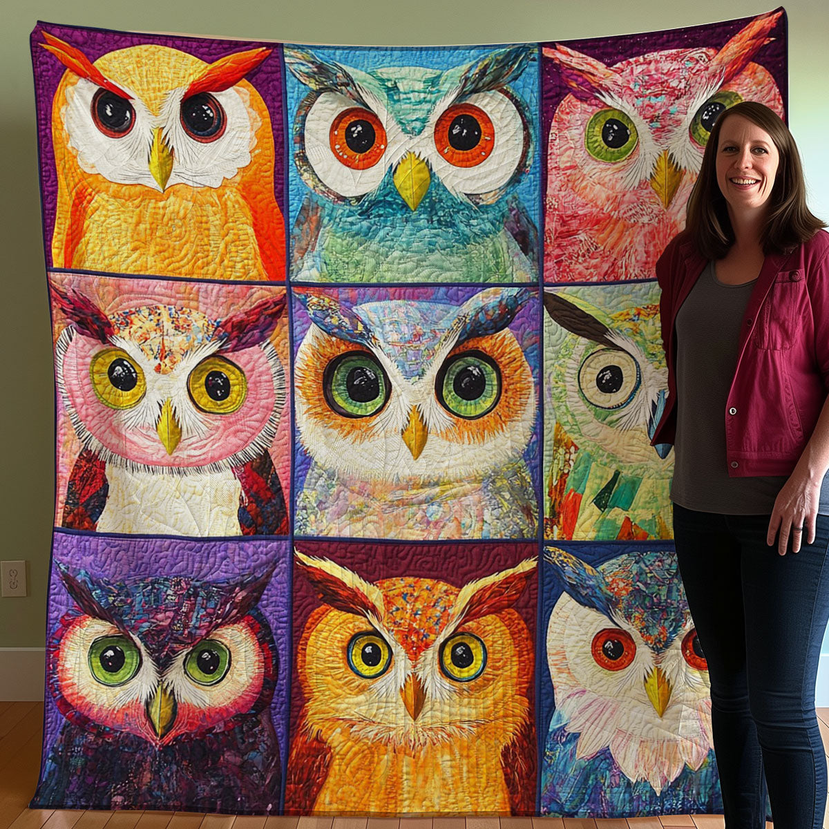 Owl WO0208027CL Quilt