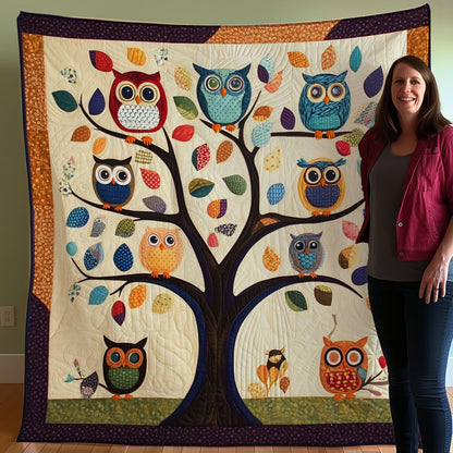 Owls On The Tree WO0208029CL Quilt