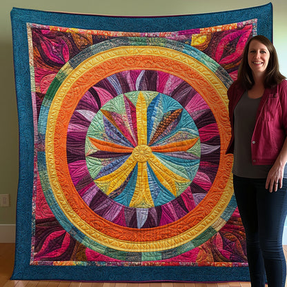 Peace With Mandala WO0208026CL Quilt