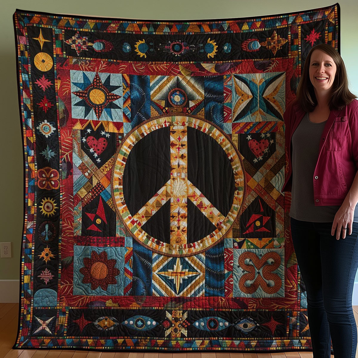 Peaceful Vibes WN2507016CL Quilt