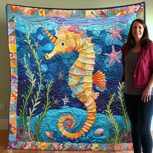 Seahorse Ocean WO3007015CL Quilt