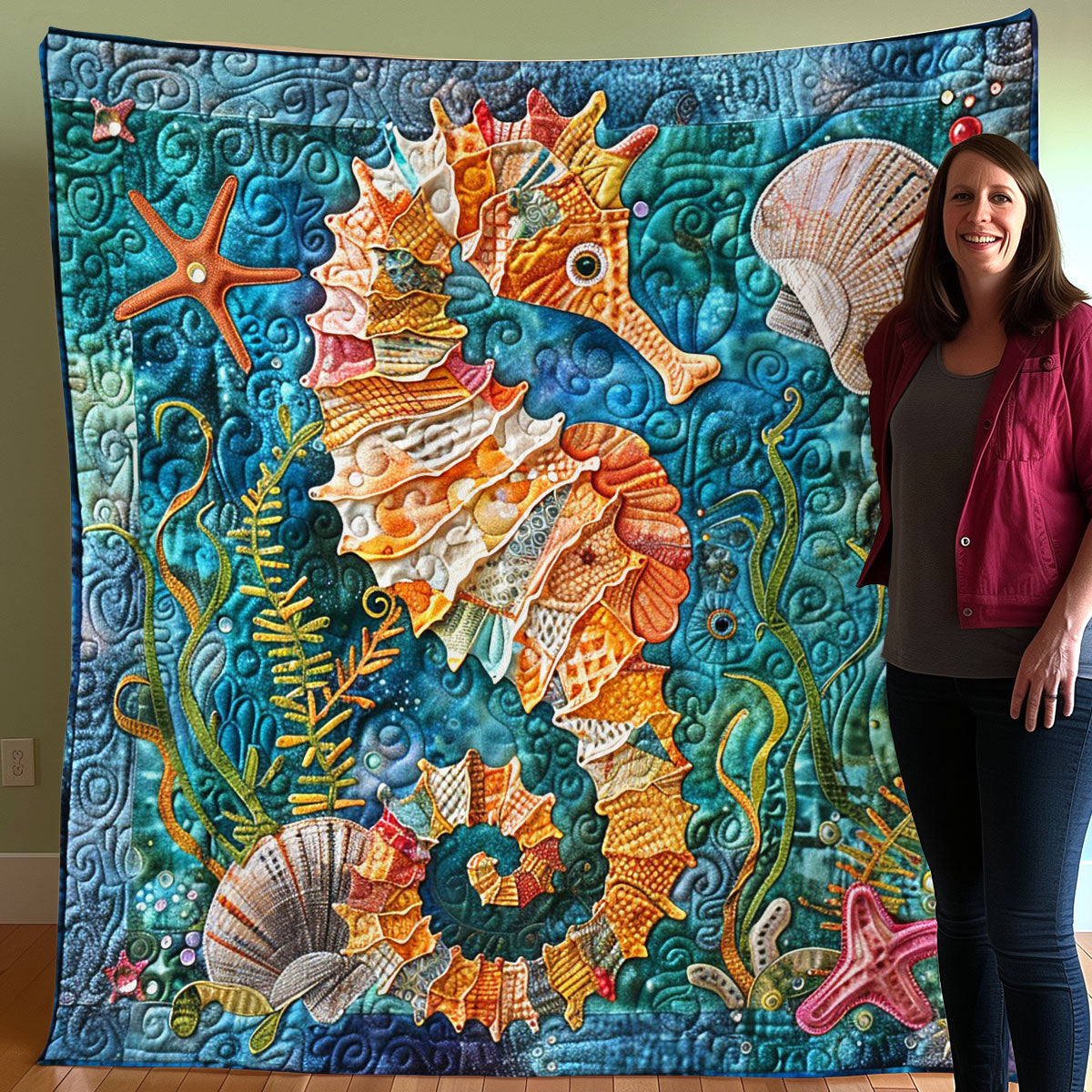 Seahorse WO3007013CL Quilt