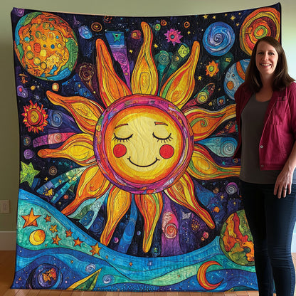 Sun With Hippe Style WO0608035CL Quilt