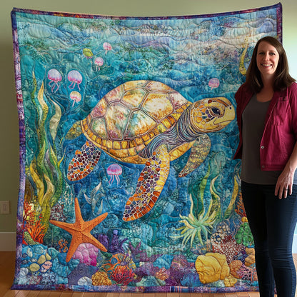 Turtle And Sea WO0508014CL Quilt