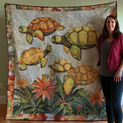 Turtle Cuddle WN2507010CL Quilt