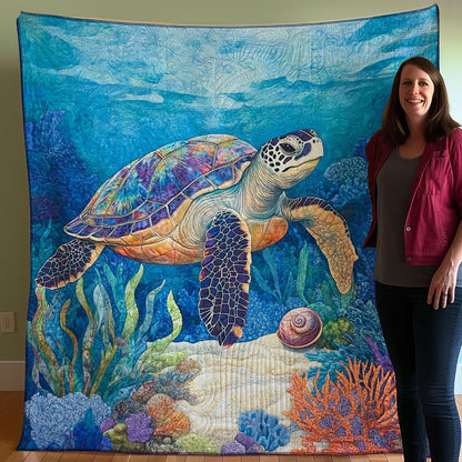 Turtle Sea WO0308004CL Quilt