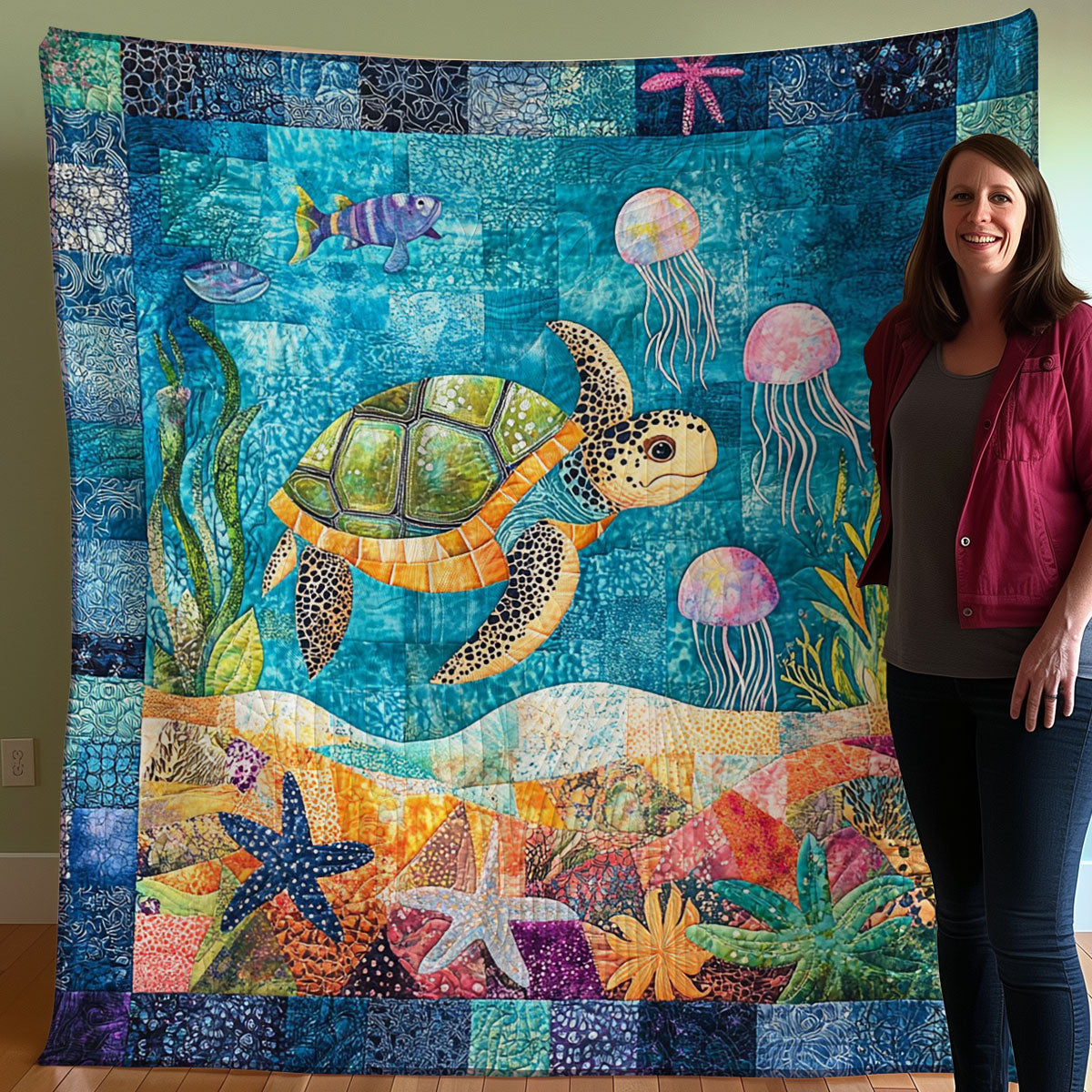 Turtle World WO0508011CL Quilt