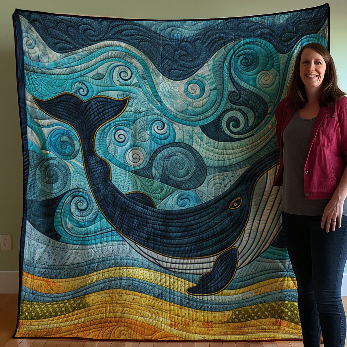 Whale Dreamscape WN2507027CL Quilt