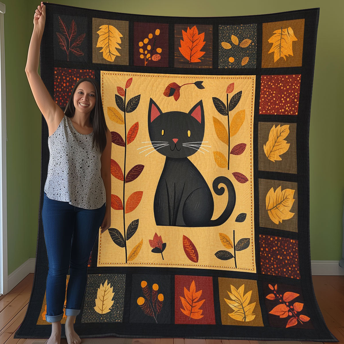 Black Cat WO0208014CL Quilt