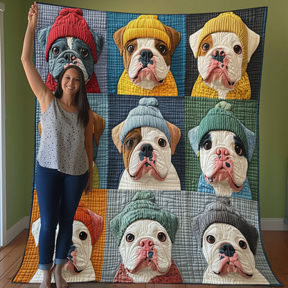 Bulldogs Wear Beanies WO3107010CL Quilt