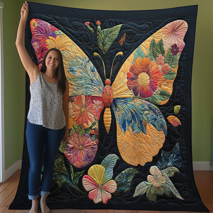 Butterfly And Floral Motifs WO0608014CL Quilt