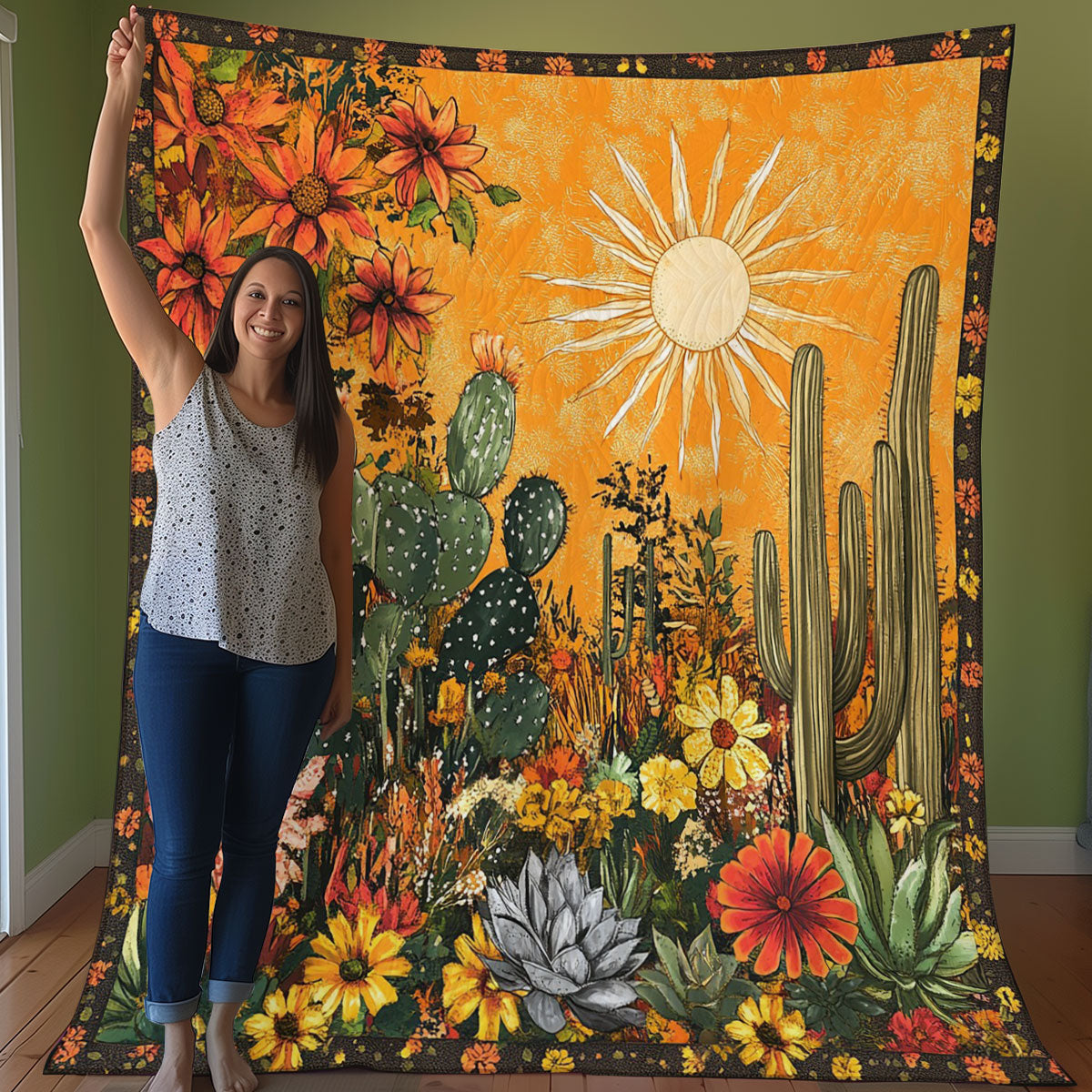 Cactus WO0208048CL Quilt