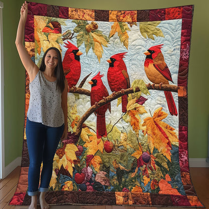 Cardinal Bird WO0308013CL Quilt