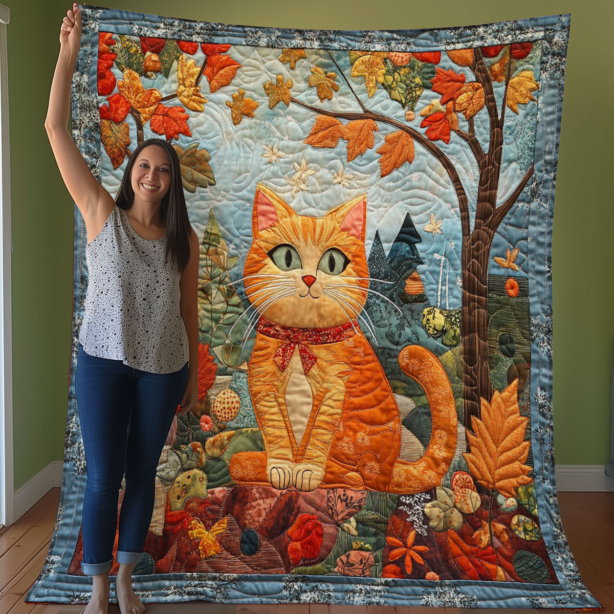 Cat WO0208013CL Quilt