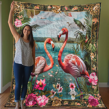 Couple Flamingo WO3007005CL Quilt