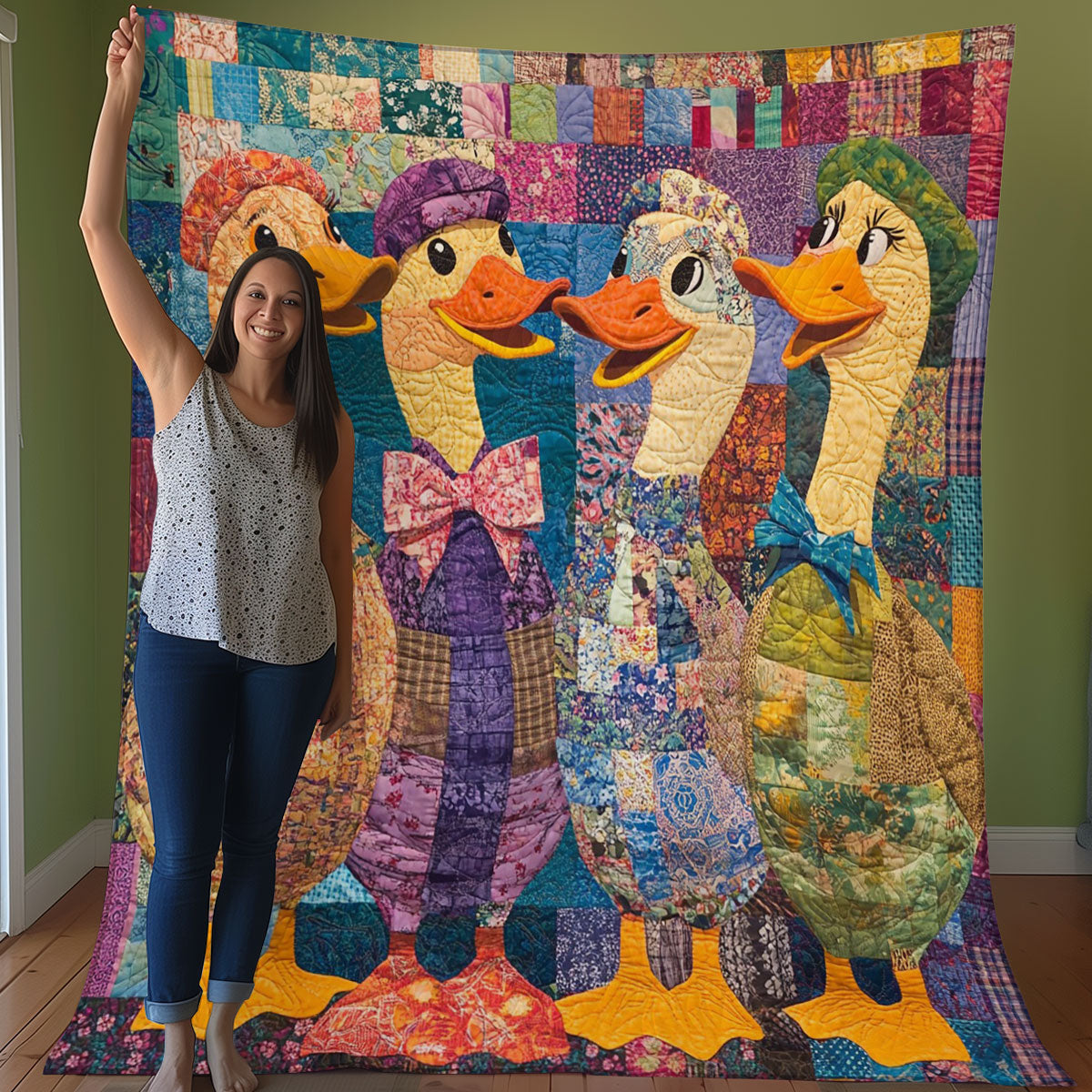 Ducks WO0108004CL Quilt